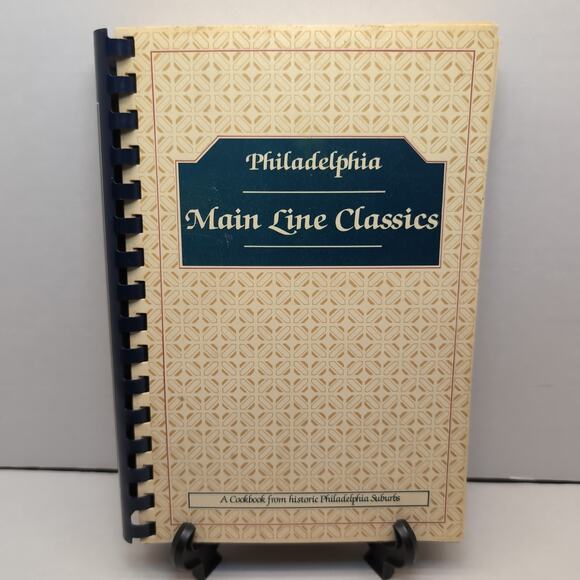 Philadelphia Main Line Classics Cookbook Junior Saturday Club Recipes 1982 - Picture 1 of 10